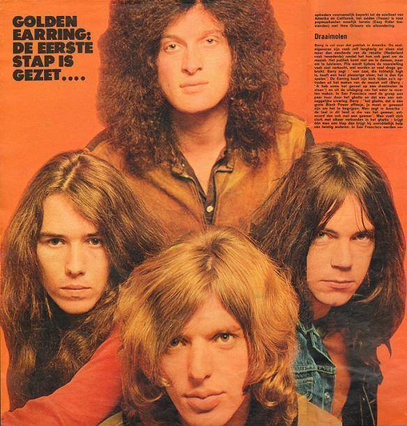 Magazine article Golden Earring de eerste stap is gezet (With drummer Sieb Warner (1969-1970)